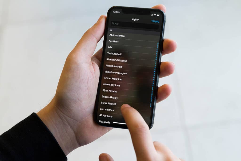 contact list