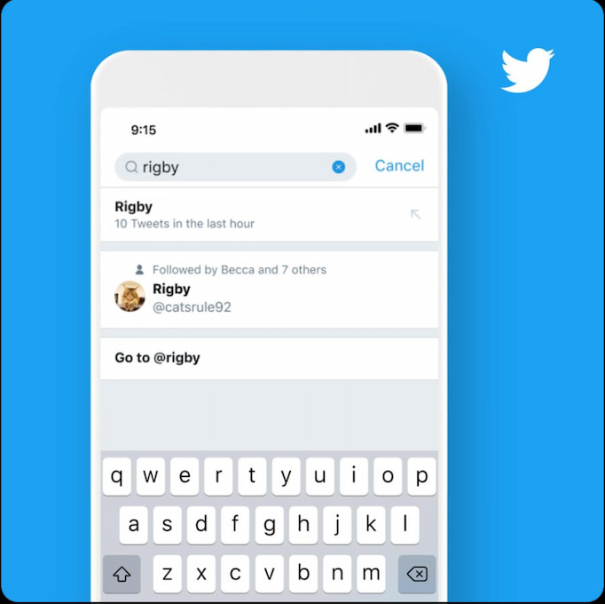 twitter search bar