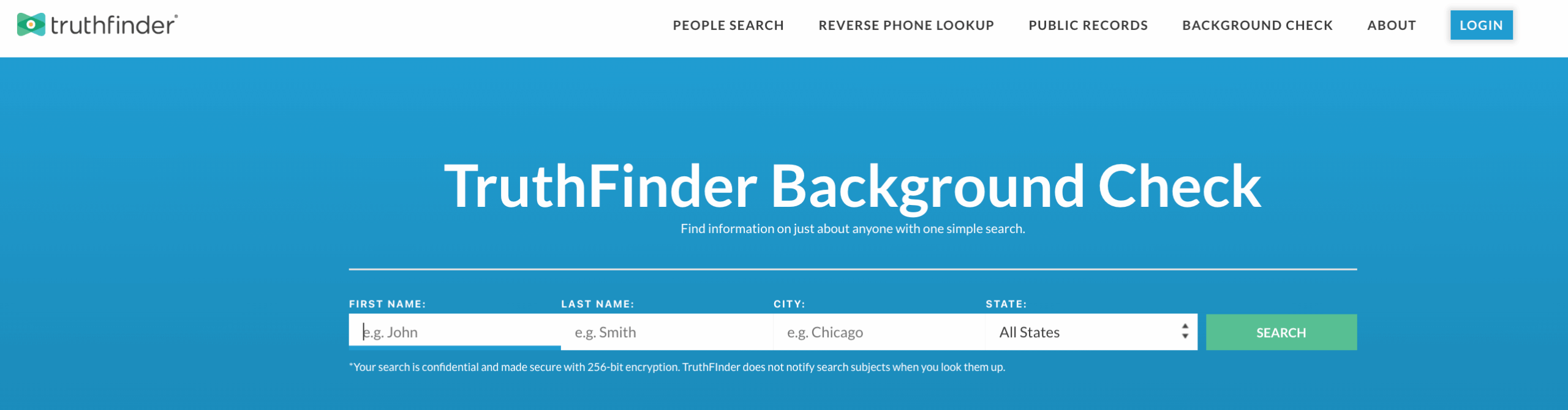 truthfinder background check