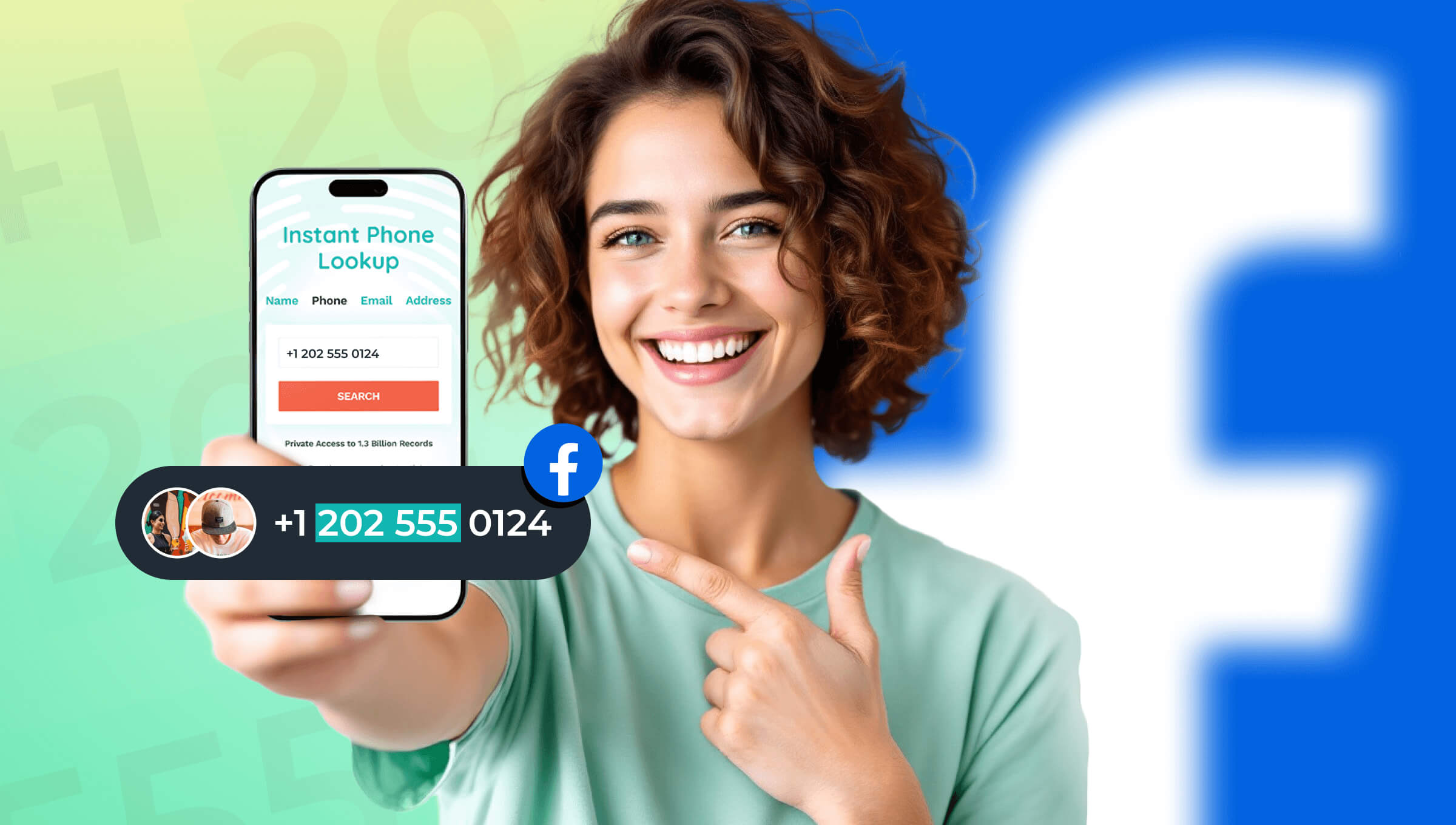 Lookup Facebook by phone number